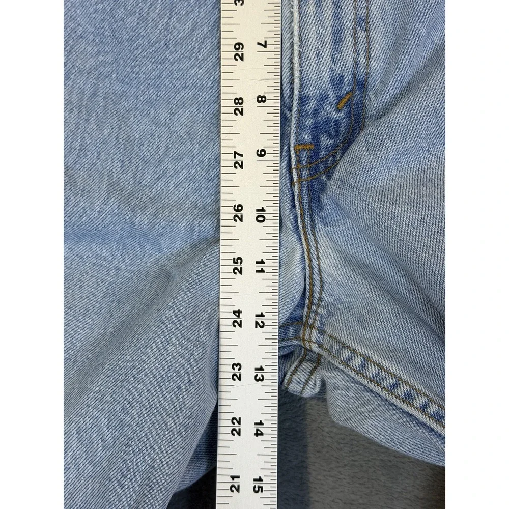 Vintage Levis Jeans Mens 38x34 Blue Light Wash 570 Taper Baggy Made‎ In USA 90s
